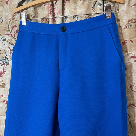 Elise Royal Blue Light Weight Capri Pants SZ M - Picture 4 of 8